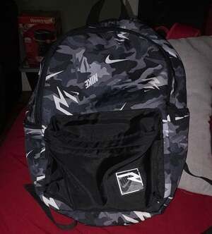 Nike 3BRAND By Russell Wilson Boys Camo Backpack Black One Size